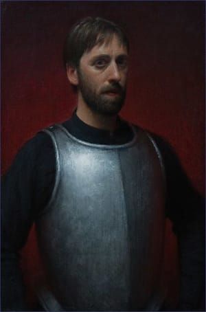 Artwork Title: Self Portrait in Armour