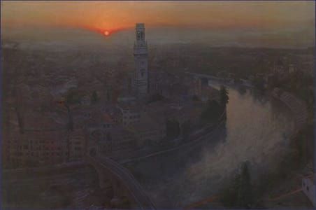 Artwork Title: Verona Sunset