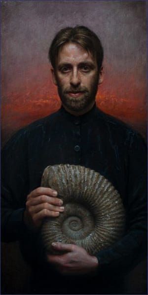 Artwork Title: Fossil Portrait (Self Portrait)