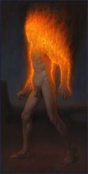 Artwork Title: Burning, Burning, Burning, Burning