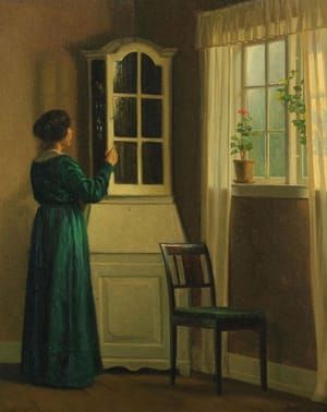 Artwork Title: Interior with woman