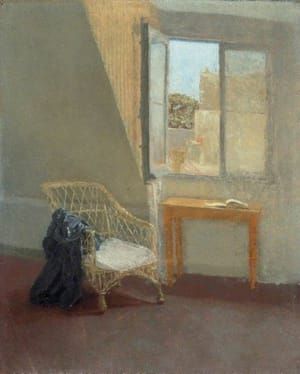 Artwork Title: A Corner of the Artist’s Room in Paris