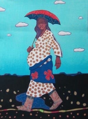 Artwork Title: Gestating Grandmother