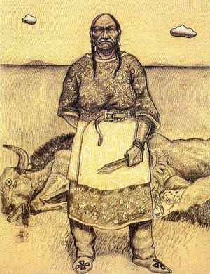 Artwork Title: Beef Issue, Woman Study