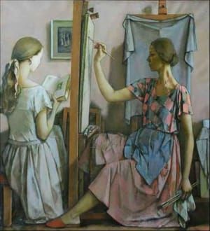 Artwork Title: В мастерской (In the Studio)