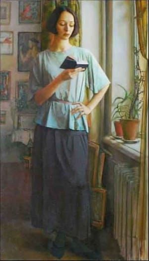 Artwork Title: Girl at the window 1986