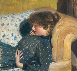 Artwork Title: Girl on a Sofa