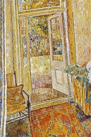 Artwork Title: Door into the Garden oil on board