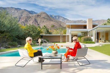 Artwork Title: Poolside Reunion