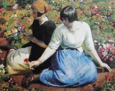 Artwork Title: Picking Flowers