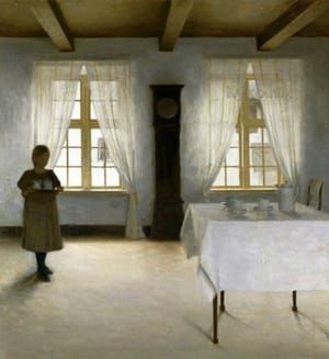Artwork Title: Young Girl Serving Tea