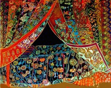 Artwork Title: Textiled Bedroom