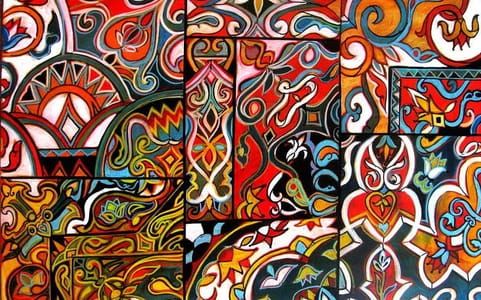 Artwork Title: Egyptian Tent Maker Motifs
