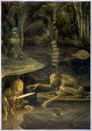Artwork Title: Riddles in the Dark