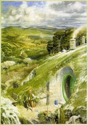 Artwork Title: Bilbo Outside Bag End