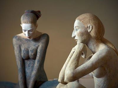 Artwork Title: Kreuz und Sitzende