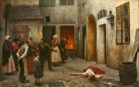 Artwork Title: Murder in the House