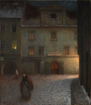 Artwork Title: Evening Street