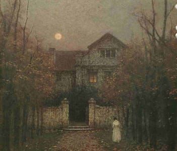 Artwork Title: Evening in the Garden