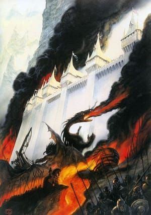 Artwork Title: The Fall of Gondolin