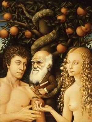 Artwork Title: Creationism vs. Darwinism