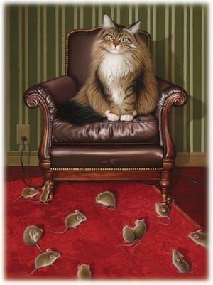 Artwork Title: Chairpurrson