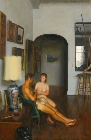 Artwork Title: Two Models