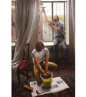 Artwork Title: The Window Washers