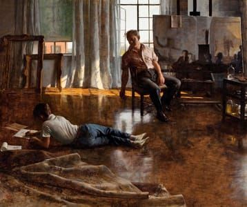 Artwork Title: Father and Son
