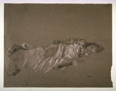 Artwork Title: Study for the figure in the painting 