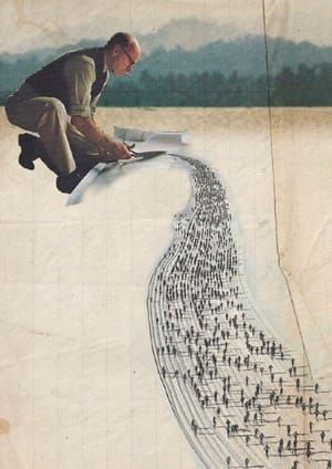 Artwork Title: Le ski de fond (Cross-country Skiing