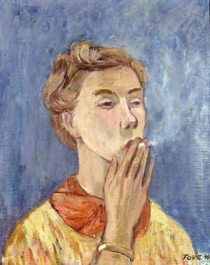 Artwork Title: Self Portrait, Smoking