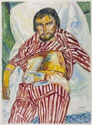 Artwork Title: Self-Portrait ( Addenbrook's Hospital )