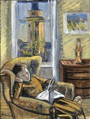 Artwork Title: Girl reading
