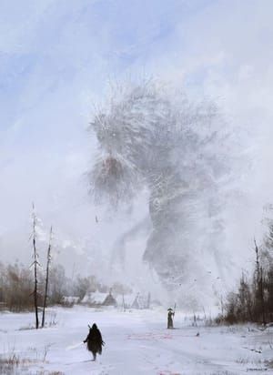 Artwork Title: another day at work... Ded Moroz