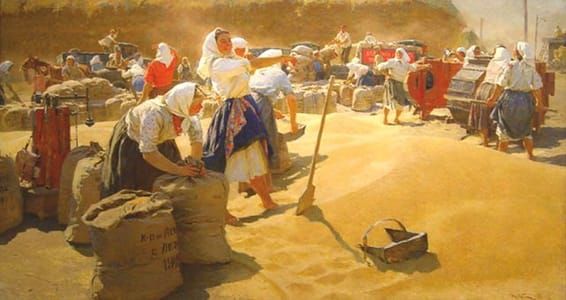 Artwork Title: Хлеб (Bread / Grain)