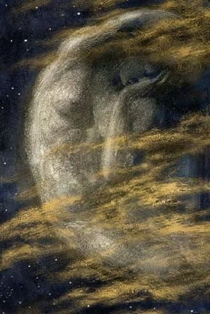 Artwork Title: The Weary Moon