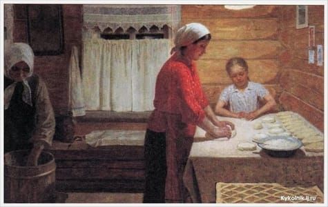 Artwork Title: On the Eve of the Festival (taken from the Kykolnik Diary)