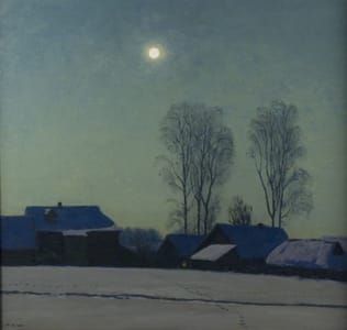 Artwork Title: Лунная ночь (Moonlit Night)