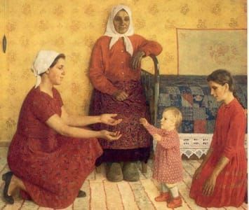 Artwork Title: In a Family. First Steps