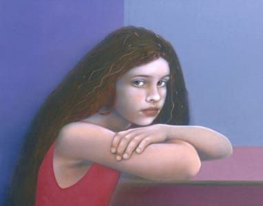 Artwork Title: Girl in Red Vest