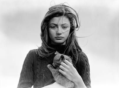 Artwork Title: Anouk Aimée and Tulipe on the set of 
