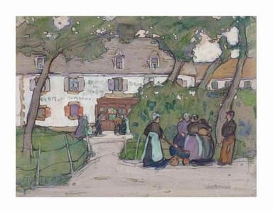 Artwork Title: Village Gossip