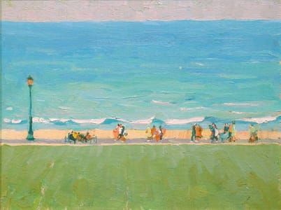 Artwork Title: Promenade on the Beach