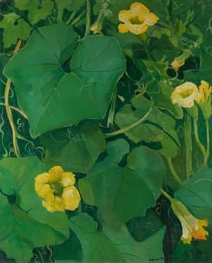 Artwork Title: Six Squash Flowers