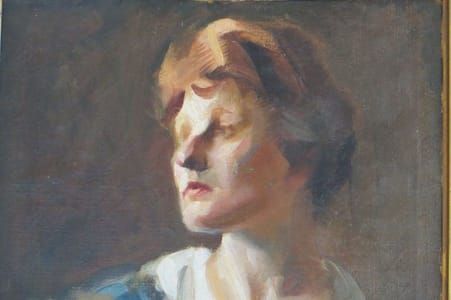 Artwork Title: Self Portrait (detail)