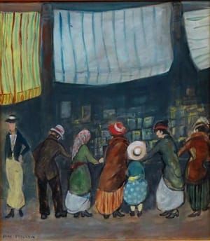 Artwork Title: The Book Market, Rive Gauche, Paris