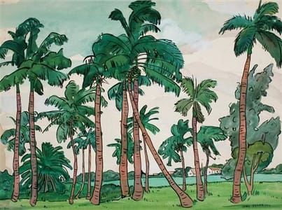 Artwork Title: Palms by the Bay