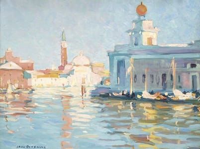 Artwork Title: View of San Giorgio Maggiore from the Lagoon, Venice