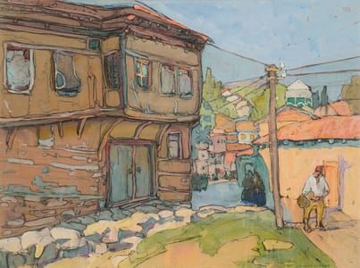 Artwork Title: Old House, Bursa, Turkey